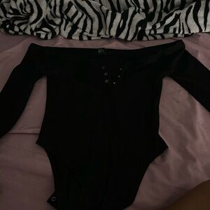 off the shoulder bodysuit